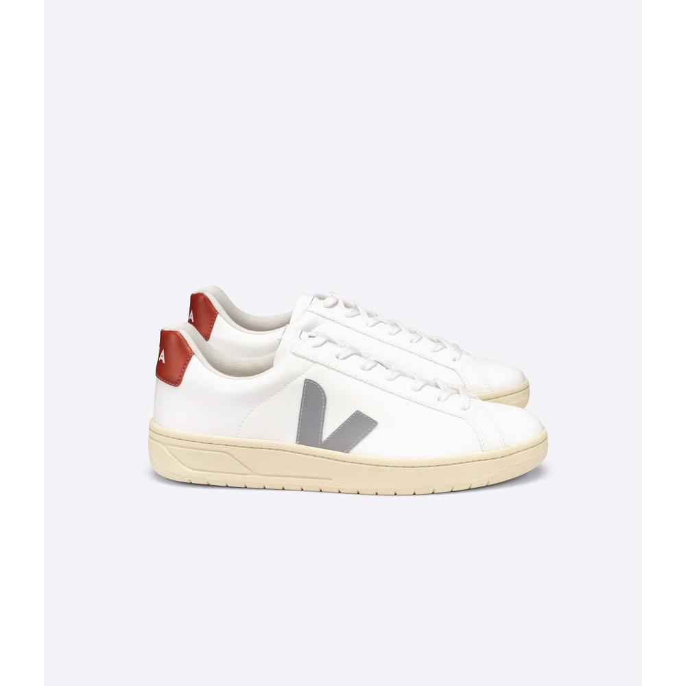 παπουτσια γυναικεια Veja URCA CWL White/Red/Grey | GR 569HAP